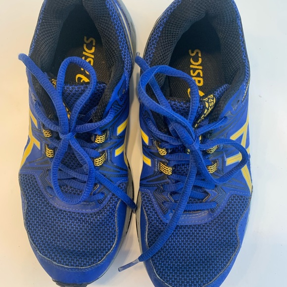 ASICS Gel Venture 8 GS Children Shoes Monaco Blue / Sunflower - Picture 3 of 10